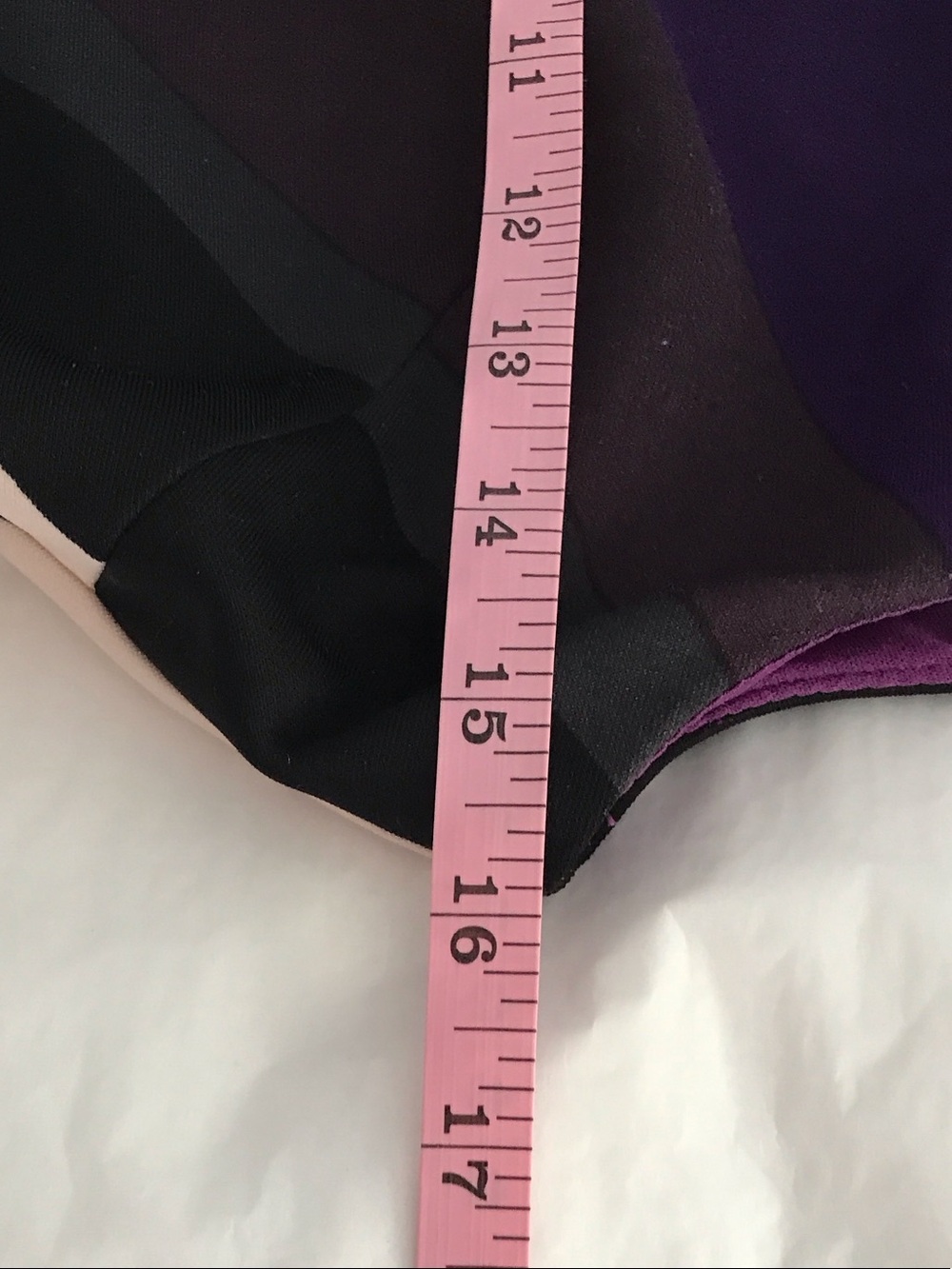 Vince Camuto Purple & Black Geometric Midi Dress - Picture 7 of 9